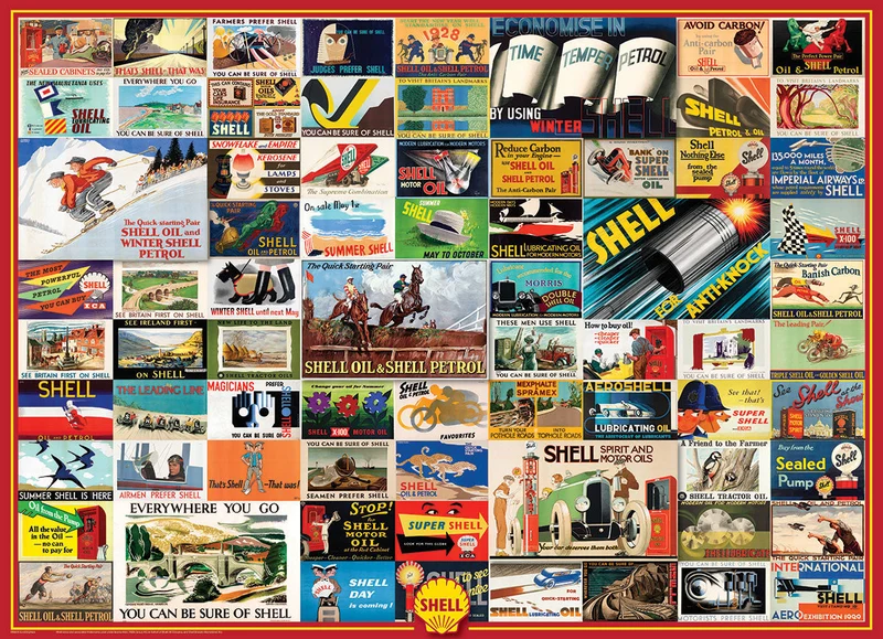 PFG Shell Advertising Collection (Usage/Used - PUZZLES FOR GOOD)