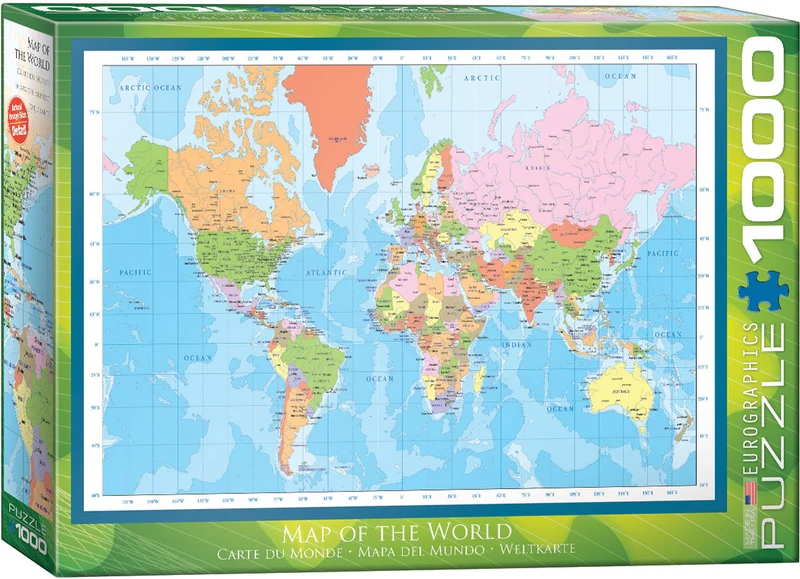 PFG Modern Map of the World (Usage/Used - PUZZLES FOR GOOD)