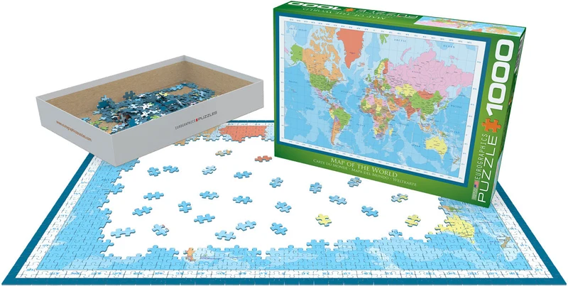 PFG Modern Map of the World (Usage/Used - PUZZLES FOR GOOD)