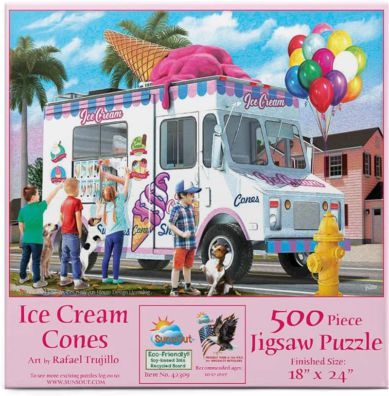 PFG Ice Cream Cones (Usage/Used - PUZZLES FOR GOOD)