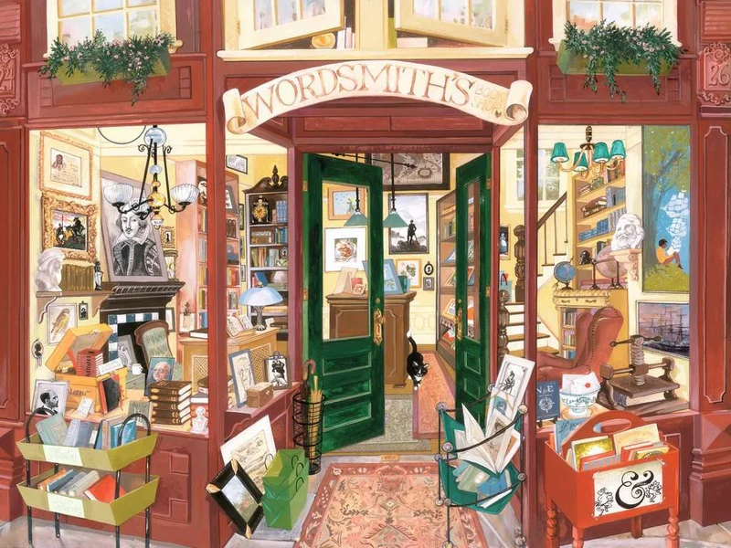 PFG Ravensburger Wordsmith's Bookshop (1500pcs) (Usage/Used - PUZZLES FOR GOOD)