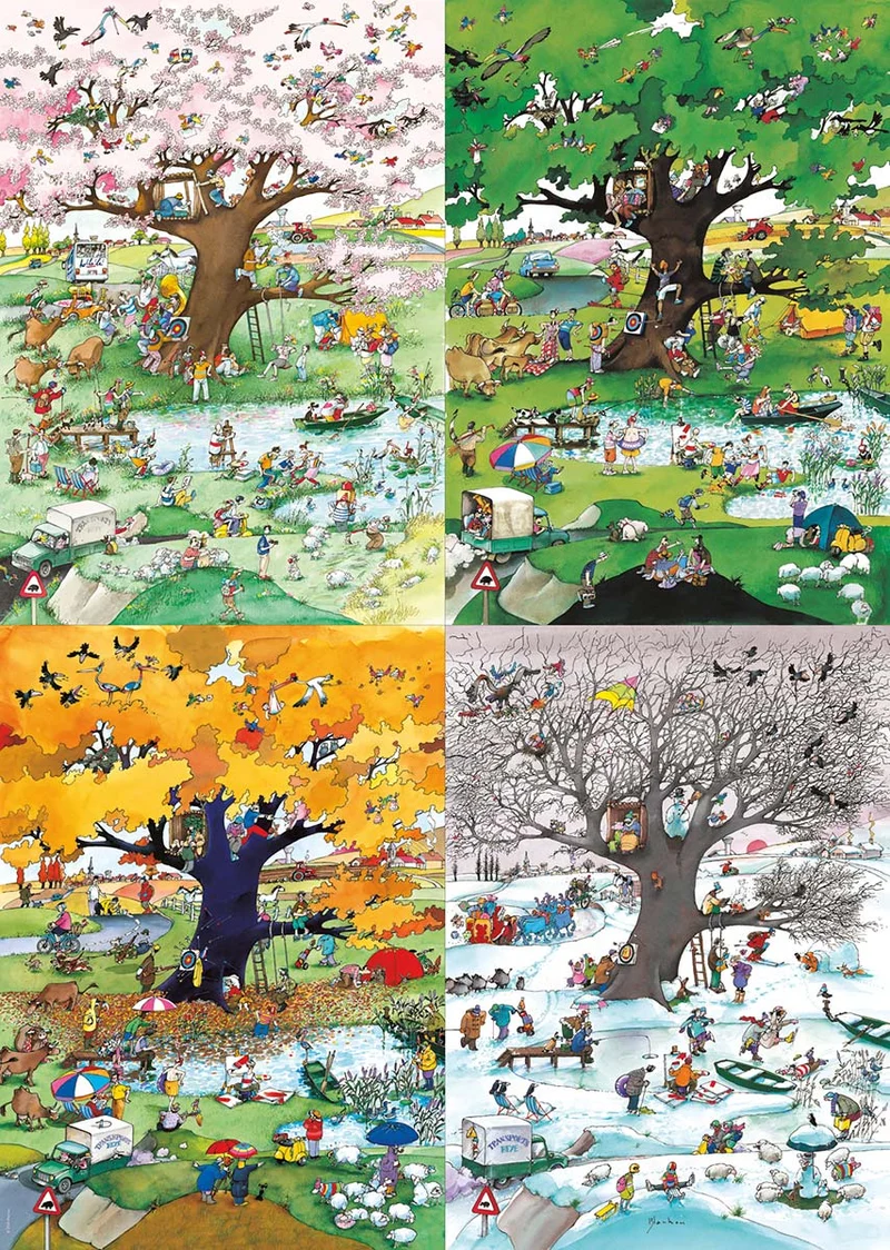 DMG Cartoon Classics - 4 Seasons, Blachon (2000 pcs) (DAMAGED BOX)