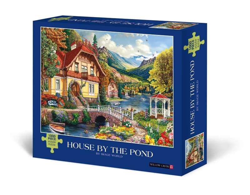 PFG House By The Pond (1000pcs) (Usage/Used - PUZZLES FOR GOOD)