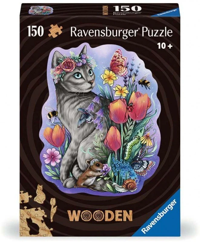 DMG Ravensburger Lovely Cat (150pcs) (Wooden) (DAMAGED BOX)