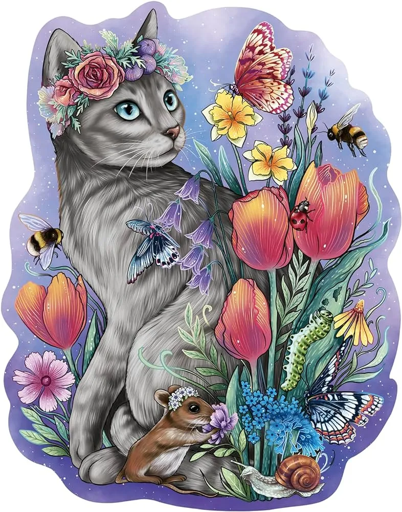 DMG Ravensburger Lovely Cat (150pcs) (Wooden) (DAMAGED BOX)