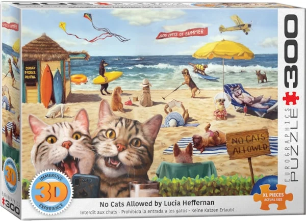 3D - No Cats Allowed, Lucia Heffernan (300pcs)