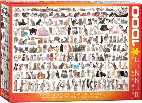 PFG The World of Cats (1000pcs) (Usage/Used - PUZZLES FOR GOOD)