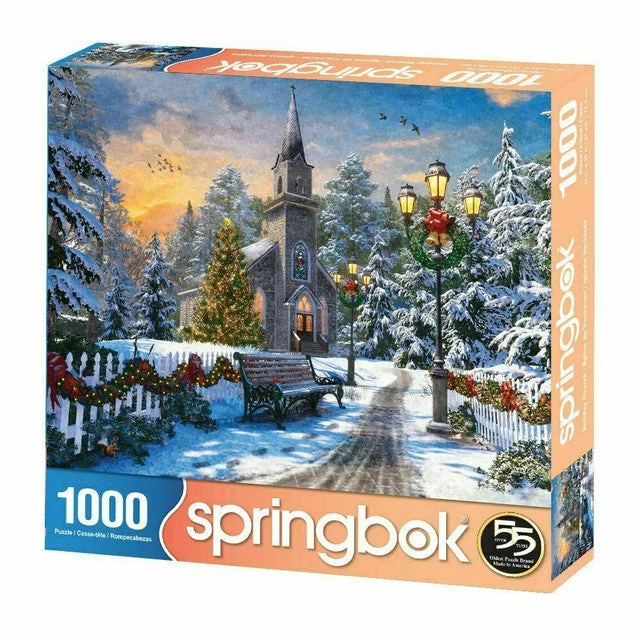 PFG Holiday Church (1000pcs) (Usage/Used - PUZZLES FOR GOOD)