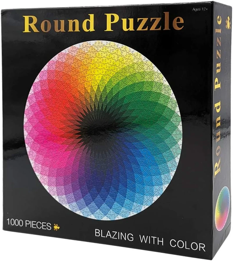 PFG Blazing with Color (ROUND) (1000pcs) (Usage/Used - PUZZLES FOR GOOD)