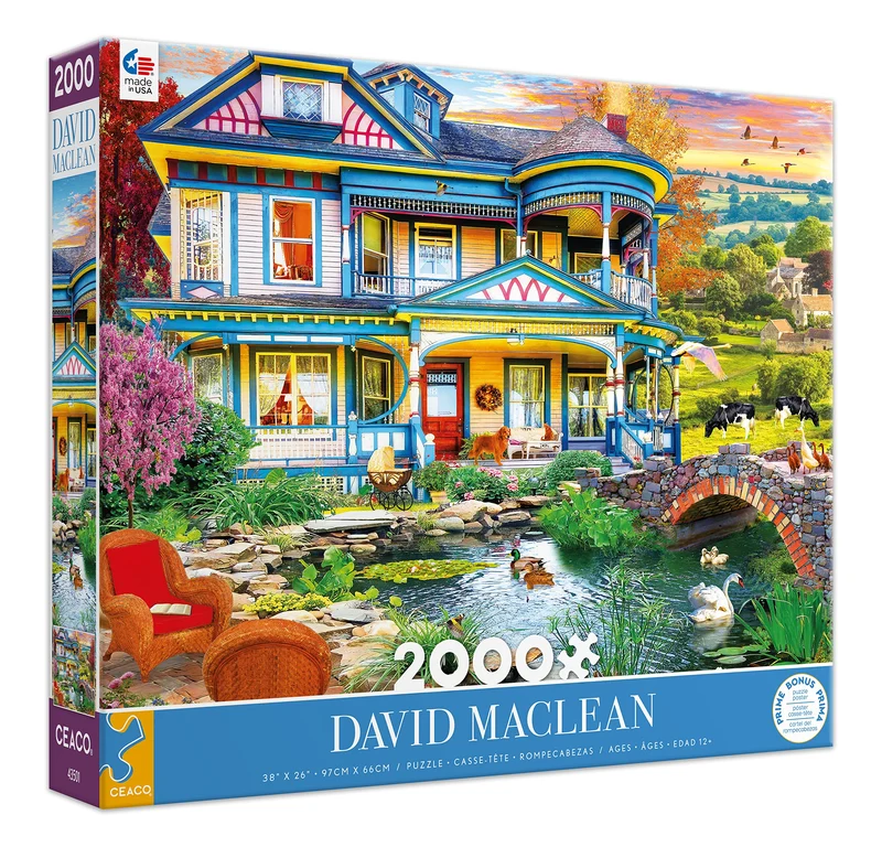 PFG Country Home, David Maclean (2000pcs) (Usage/Used - PUZZLES FOR GOOD)