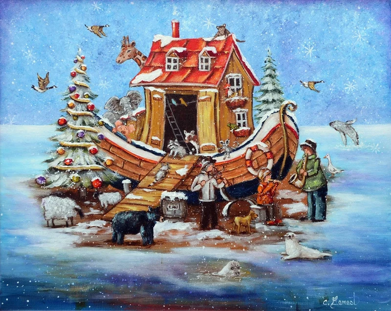 PFG Christmas Ark (Arche de Noël), Christine Genest (Usage/Used - PUZZLES FOR GOOD)