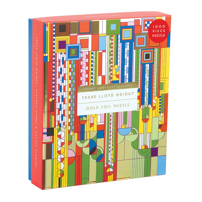 PFG Frank Lloyd Wright Saguaro Cactus and Forms Foil Stamped (Usage/Used - PUZZLES FOR GOOD)