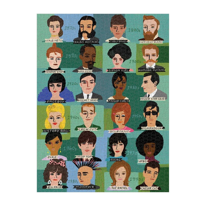 PFG History of Hairdos (Usage/used - PUZZLES FOR GOOD)