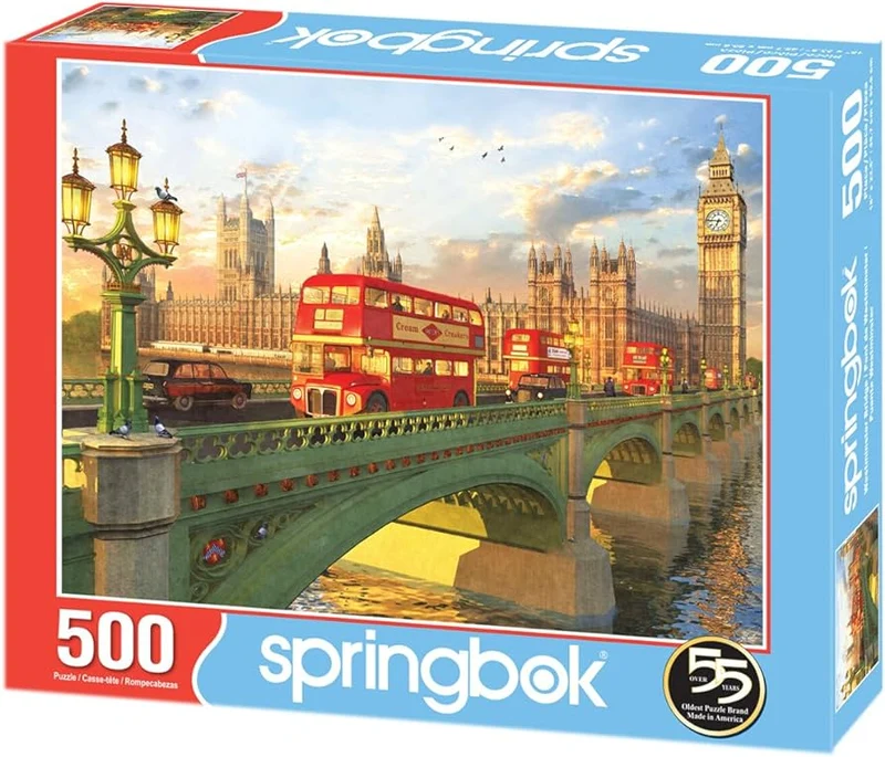 PFG Westminster Bridge, Dominic Davison (500pcs) (Usage/Used - PUZZLES FOR GOOD)