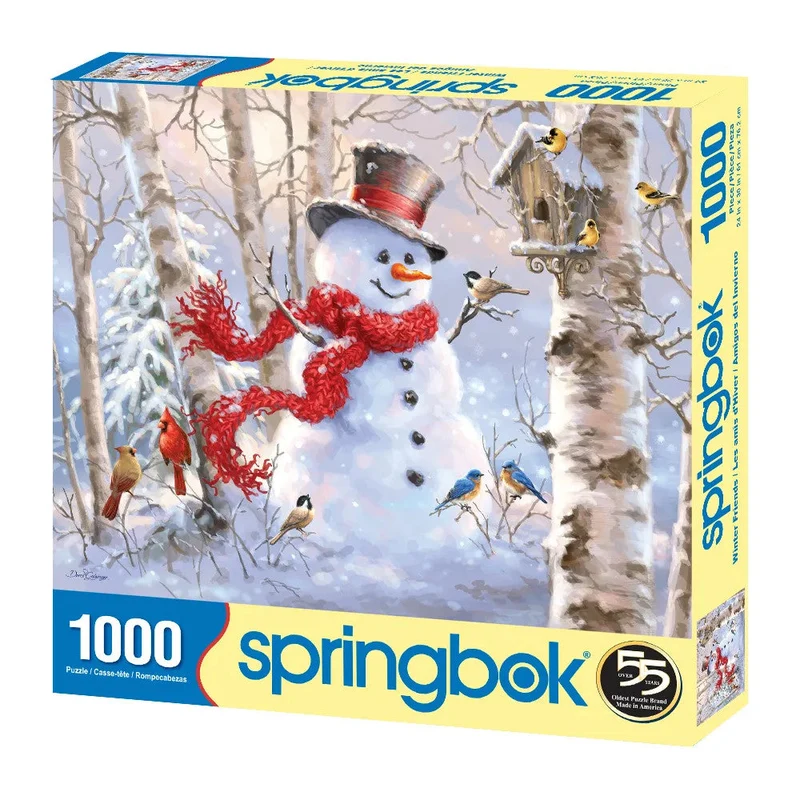 PFG Winter Friends, Dona Gelsinger (1000pcs) (Usage/Used - PUZZLES FOR GOOD)