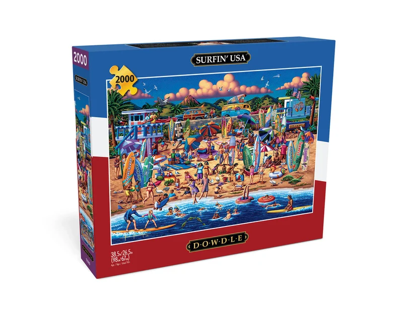 PFG Surfin' USA (2000pcs) (Usage/Used - PUZZLES FOR GOOD)