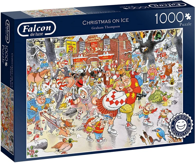 PFG Christmas On Ice, Graham Thompson (1000pcs) (Usage/Used - PUZZLES FOR GOOD)