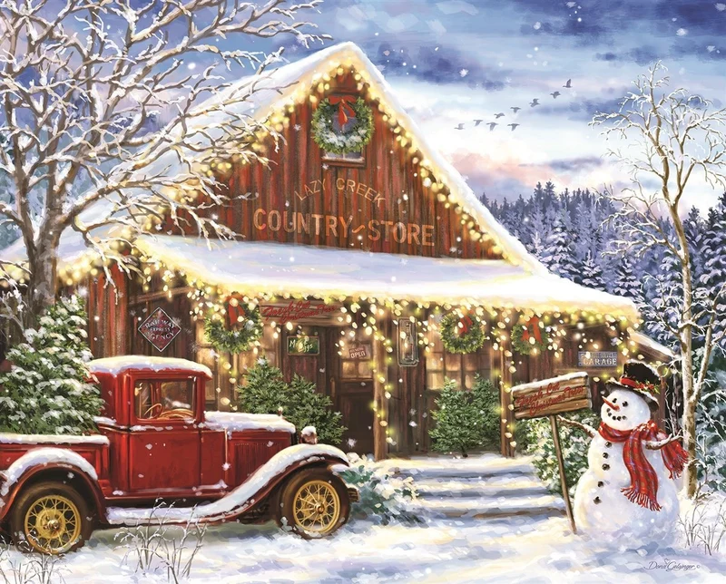 PFG Lazy Creek Country Store, Dona Gelsinger (1000pcs) (Usage/Used - PUZZLES FOR GOOD)