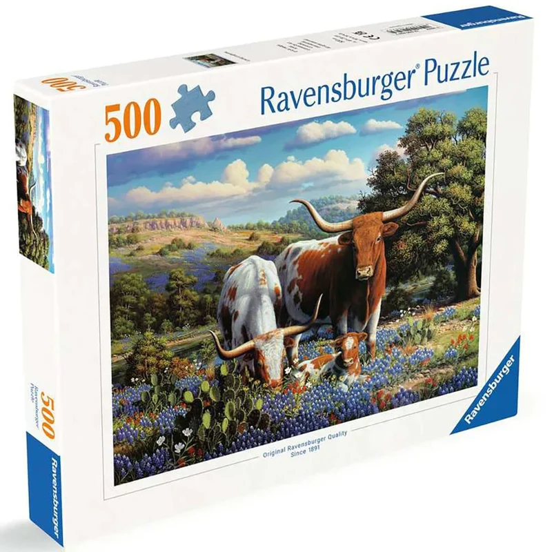 DMG Ravensburger Loving Longhorns (500pcs) (DAMAGED BOX)