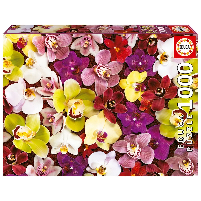 PFG Orchid Collage (1000 pcs) (Usage/Used - PUZZLES FOR GOOD)