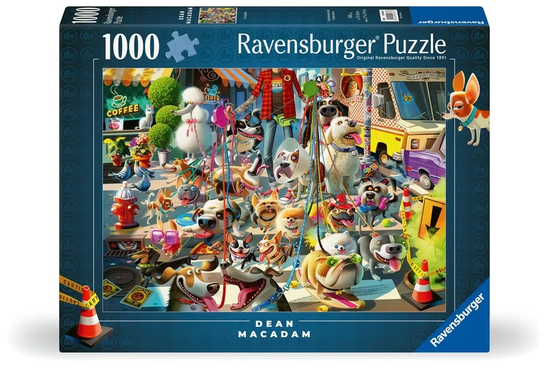 DMG Ravensburger The Dog Walker, Dean MacAdam (1000pcs) (NEW BOX SIZE) (DAMAGED BOX)