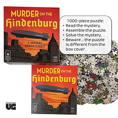 Classic Murder Mystery Puzzle - Murder on the Hindenburg