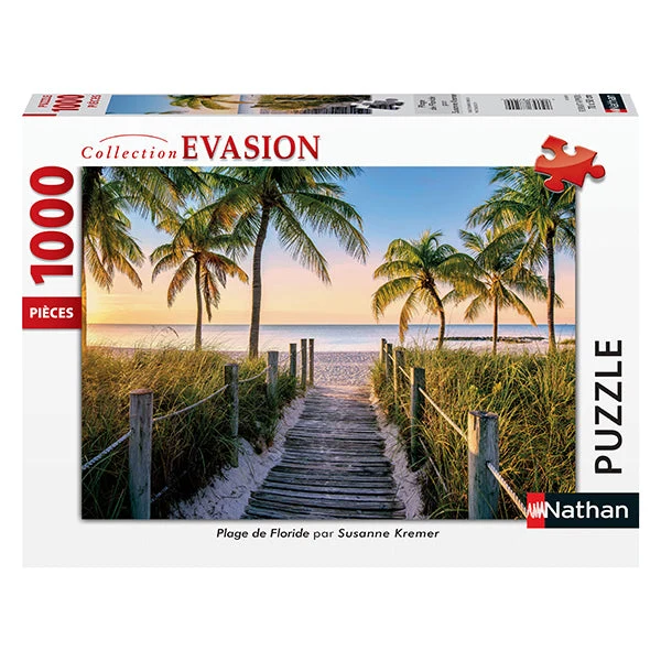 PFG Collection Evasion - Plage de Floride (1000pcs) (Usage/Used - PUZZLES FOR GOOD)