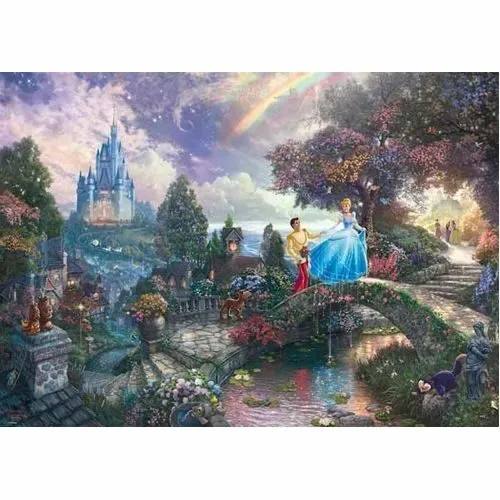 PFG Cinderella Wishes Upon a Dream, Thomas Kinkade (Usage/Used - PUZZLES FOR GOOD)