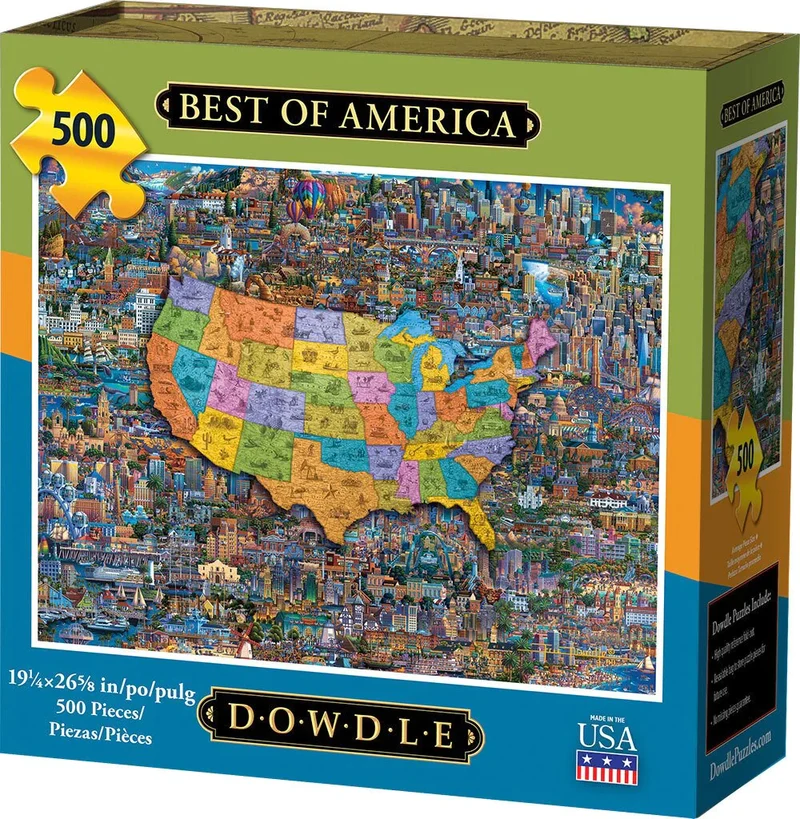 PFG Best of America (500pcs) (Usage/Used - PUZZLES FOR GOOD)