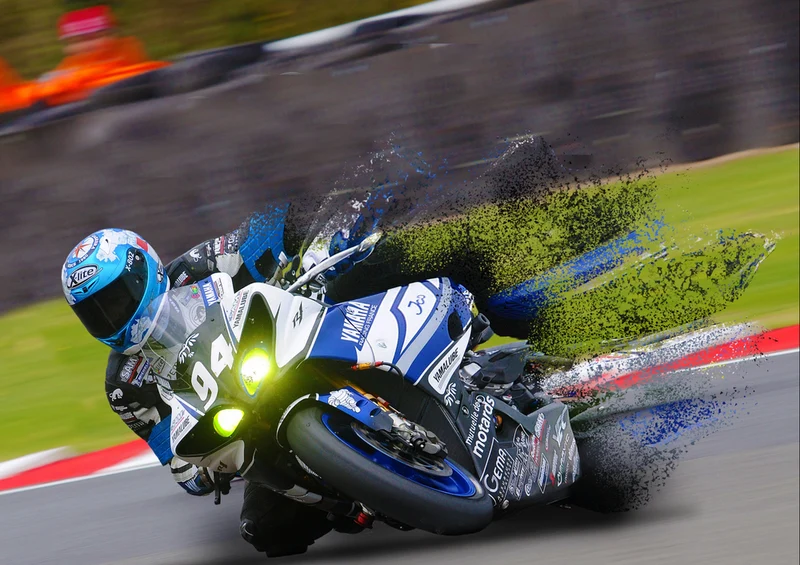 84599 Hintergründe - Motorrad Puzzle