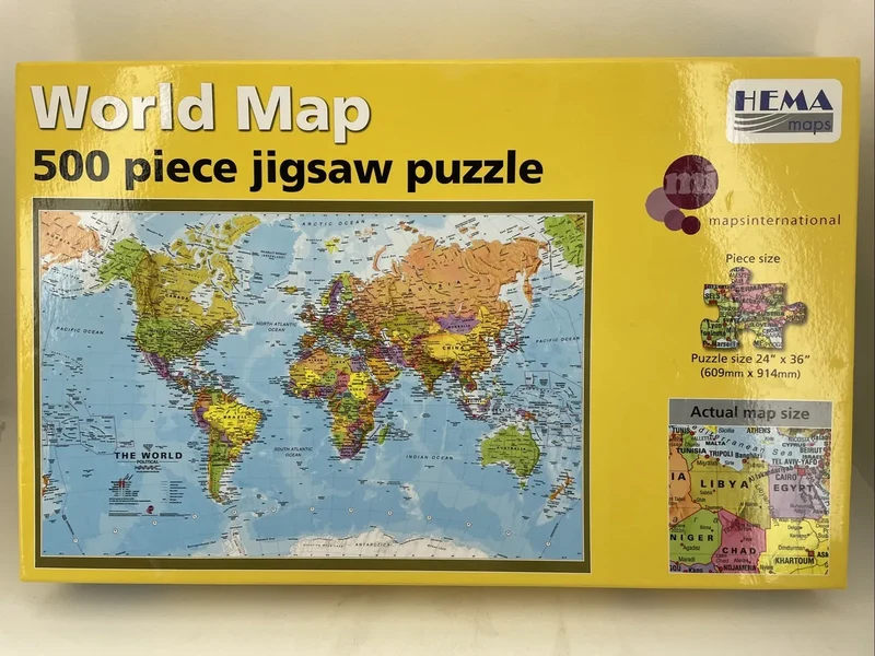 PFG World Map (Usage/Used - PUZZLES FOR GOOD)