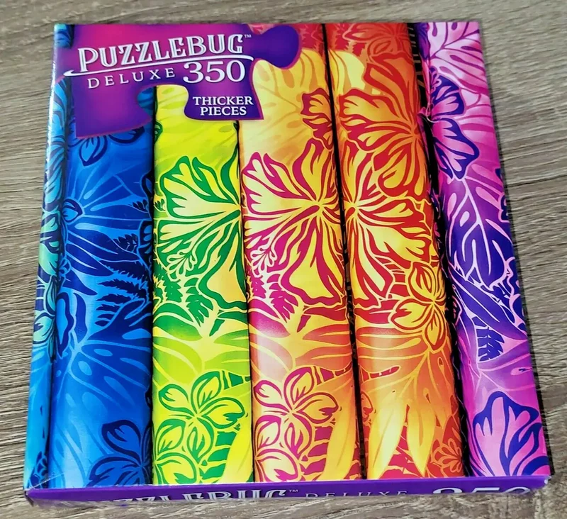 PFG Rainbow Hawaiian Fabric (Usage/Used - PUZZLES FOR GOOD)