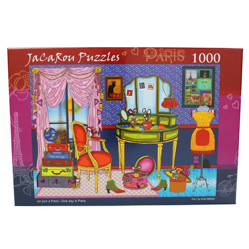 PFG One Day in Paris, Anie Maltais (1000pcs) (Usage/Used - PUZZLES FOR GOOD)