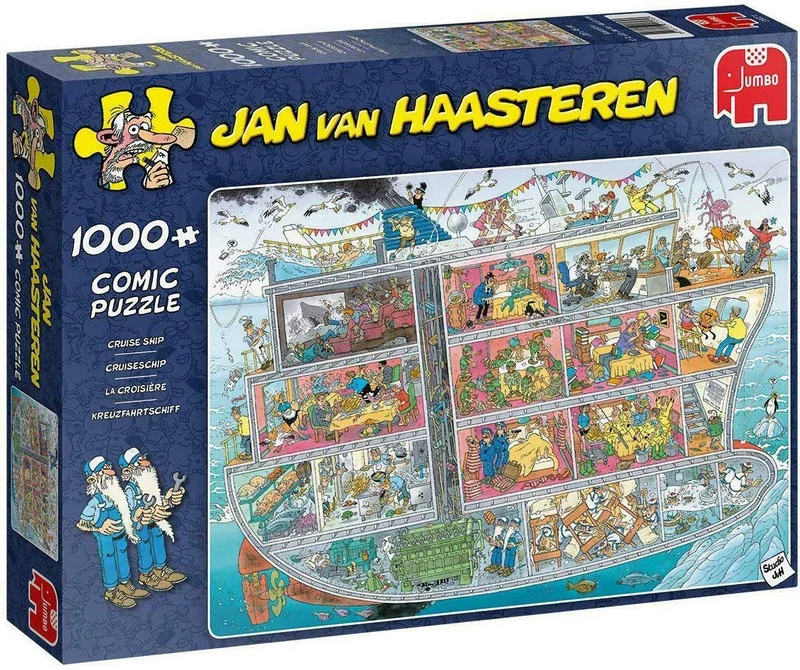 PFG Cruise Ship / La croisière, JVH (1000pcs) (Usage/Used - PUZZLES FOR GOOD)