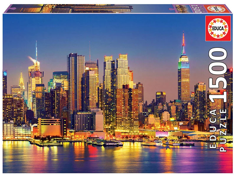PFG Manhattan at Night (1500pcs) (Usage/Used - PUZZLES FOR GOOD)