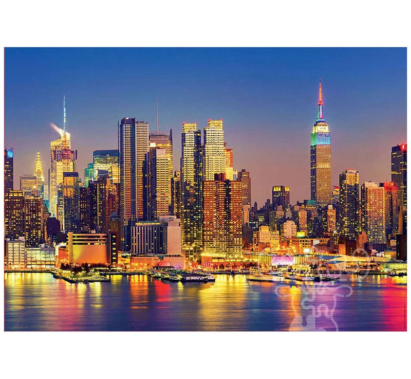 PFG Manhattan at Night (1500pcs) (Usage/Used - PUZZLES FOR GOOD)