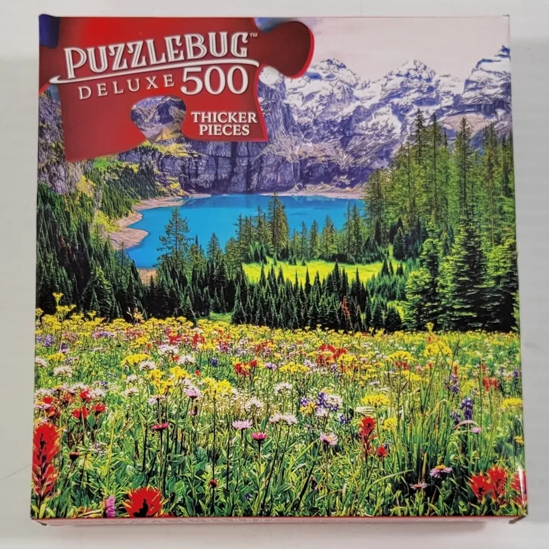 PFG Beautiful Swiss Alps and Wildflowers (Usage/Used - PUZZLES FOR GOOD)