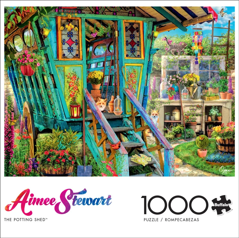 PFG The Potting Shed, Aimee Stewart (1000pcs) (Usage/Used - PUZZLES FOR GOOD)