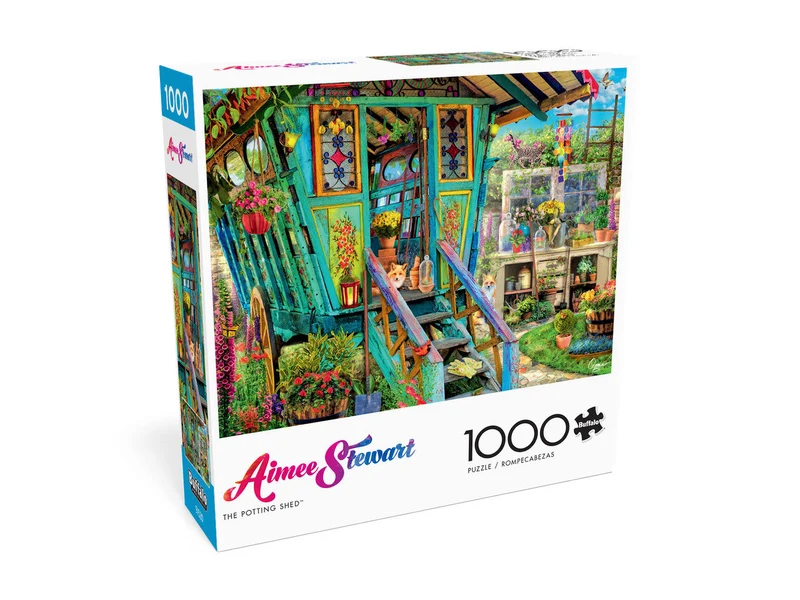 PFG The Potting Shed, Aimee Stewart (1000pcs) (Usage/Used - PUZZLES FOR GOOD)