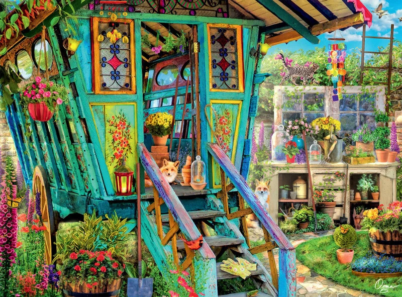 PFG The Potting Shed, Aimee Stewart (1000pcs) (Usage/Used - PUZZLES FOR GOOD)