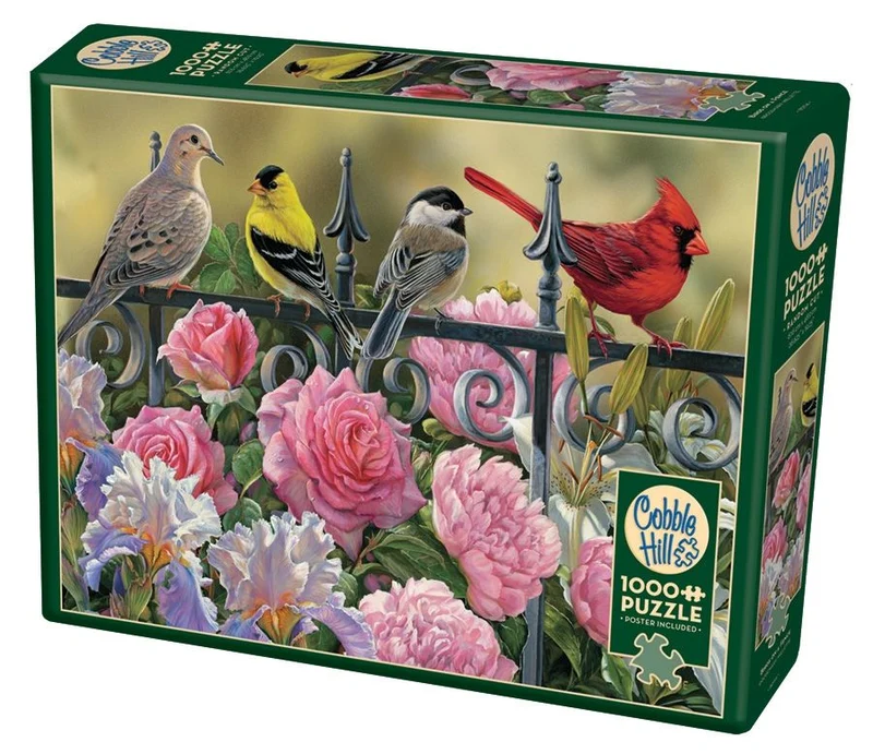 PFG Birds on a Fence, Rosemary Millette (Usage/Used - PUZZLES FOR GOOD)