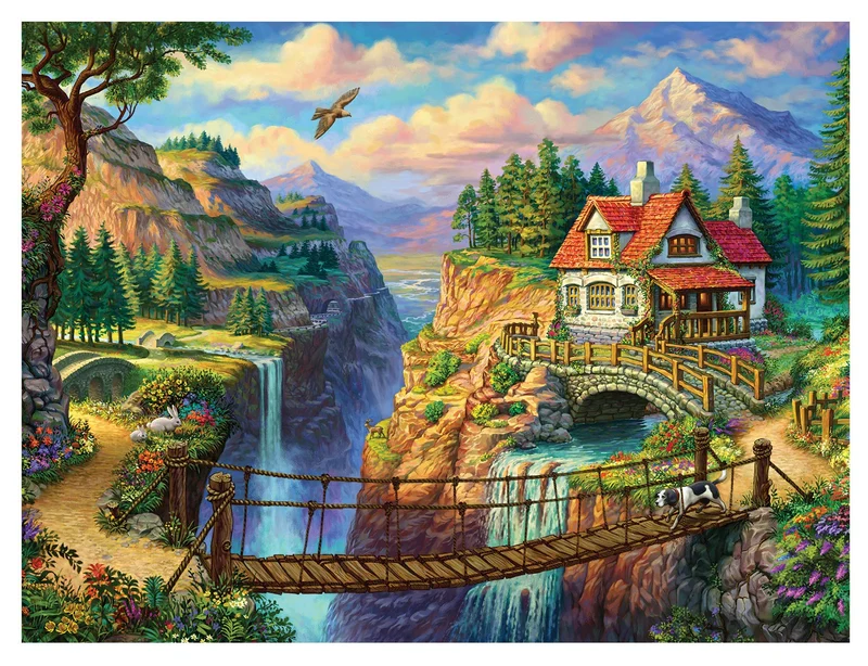 PFG House on the Cliff (Usage/Used - PUZZLES FOR GOOD)
