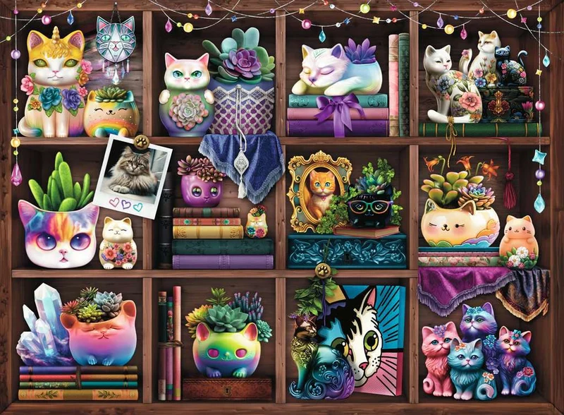 DMG Ravensburger Cats and Succulents (500pcs) (DAMAGED BOX)