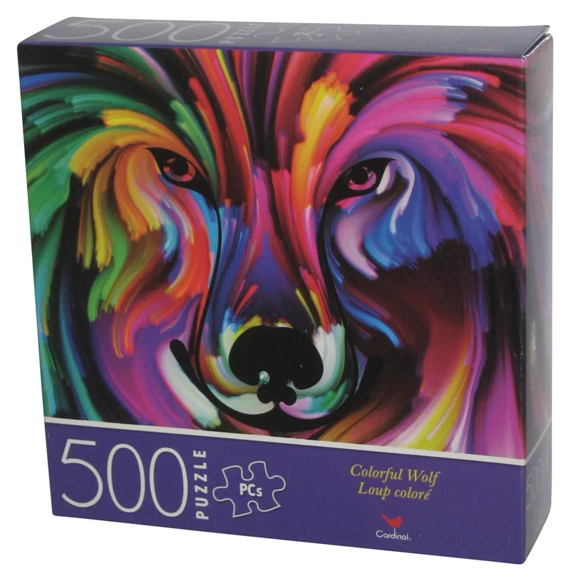 PFG Colorful Wolf (Usage/Used - PUZZLES FOR GOOD)