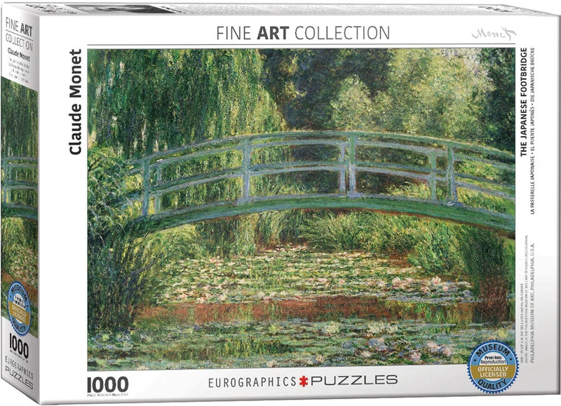 PFG The Japanese Footbridge, Claude Monet (Usage/Used - PUZZLES FOR GOOD)