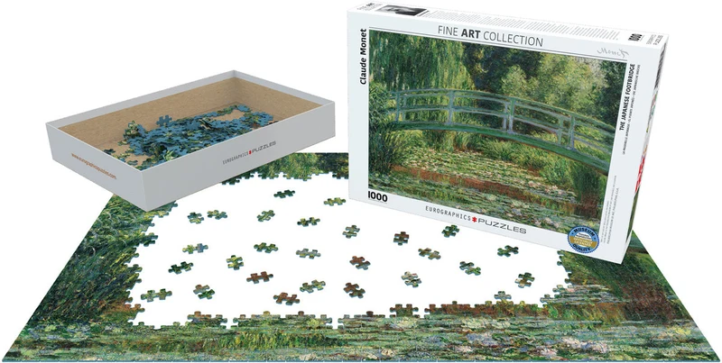 PFG The Japanese Footbridge, Claude Monet (Usage/Used - PUZZLES FOR GOOD)