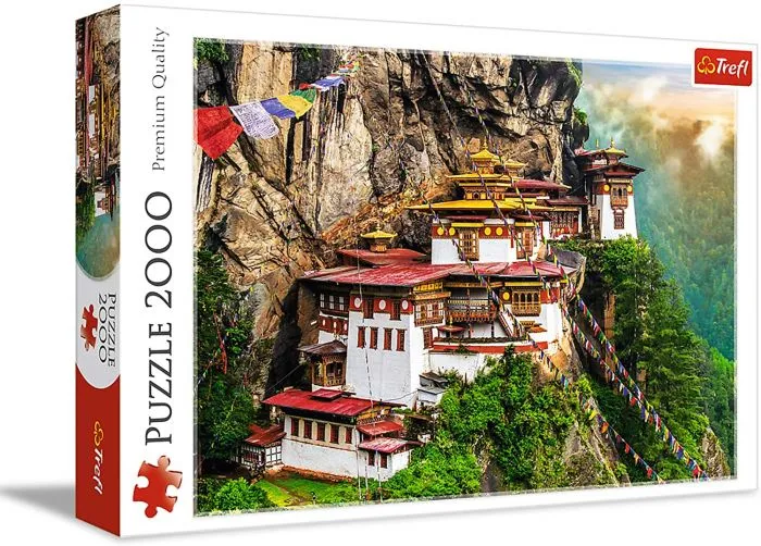 PFG Tiger's Nest, Bhutan (2000pcs) (Usage/Used - PUZZLES FOR GOOD)