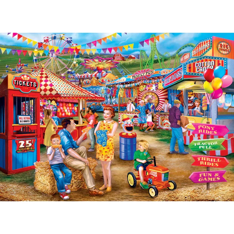 PFG Fairs & Festivals - Summer Fest (1000pcs) (Usage/Used - PUZZLES FOR GOOD)