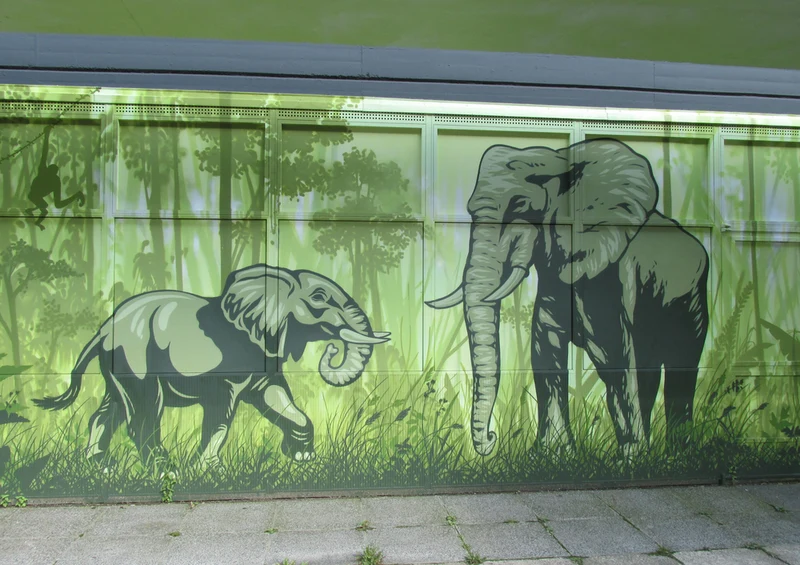 85297 Hintergründe - Elefanten Puzzle