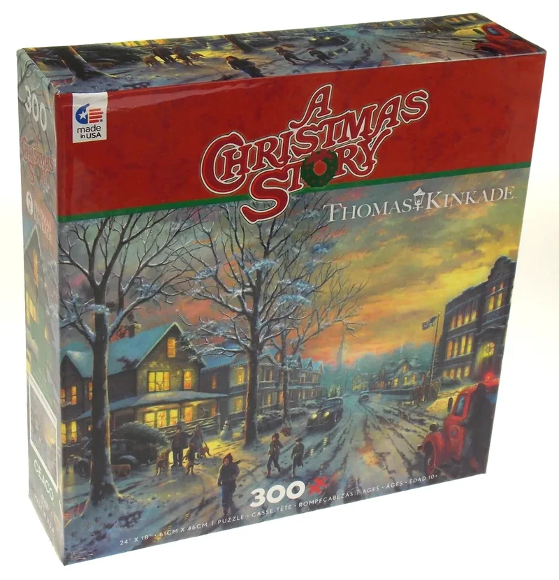 PFG A Christmas Story, Thomas Kinkade (Usage/Used - PUZZLES FOR GOOD)